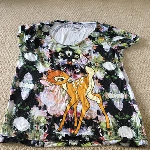 DISNEY ELEVEN PARIS BAMBI T-SHIRT SIZE SMALL